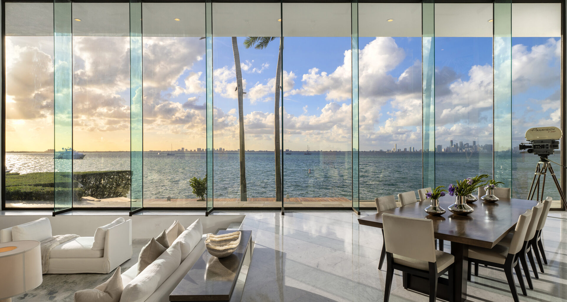 Water views from the Scarface mansion
