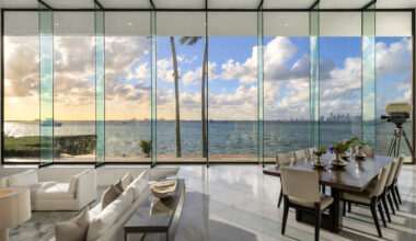 Water views from the Scarface mansion