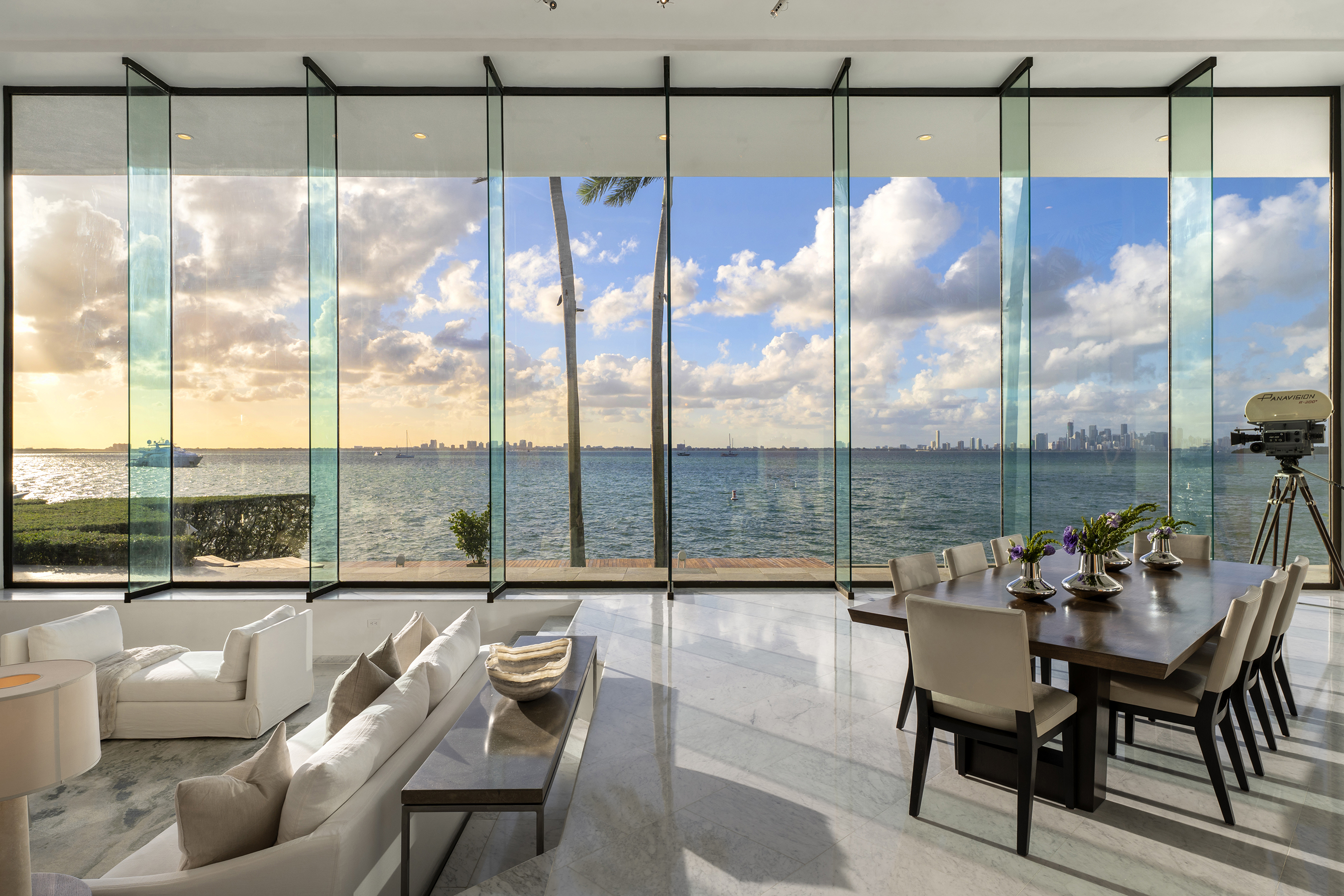 Water views from the Scarface mansion