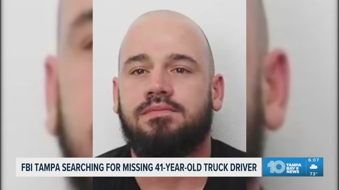 FBI Tampa Division searching for missing 41-year-old truck driver
