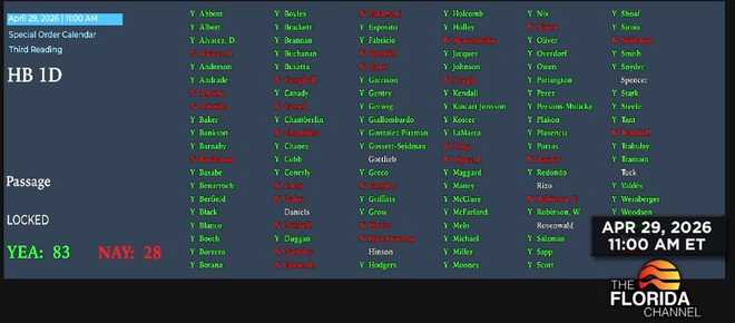 Florida House passes DeSantis-backed redistricting map florida house passes desantis-backed redistricting map