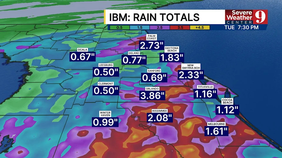 Easter Sunday will start off dry before better rain chances return in late afternoon for all of Central Florida.