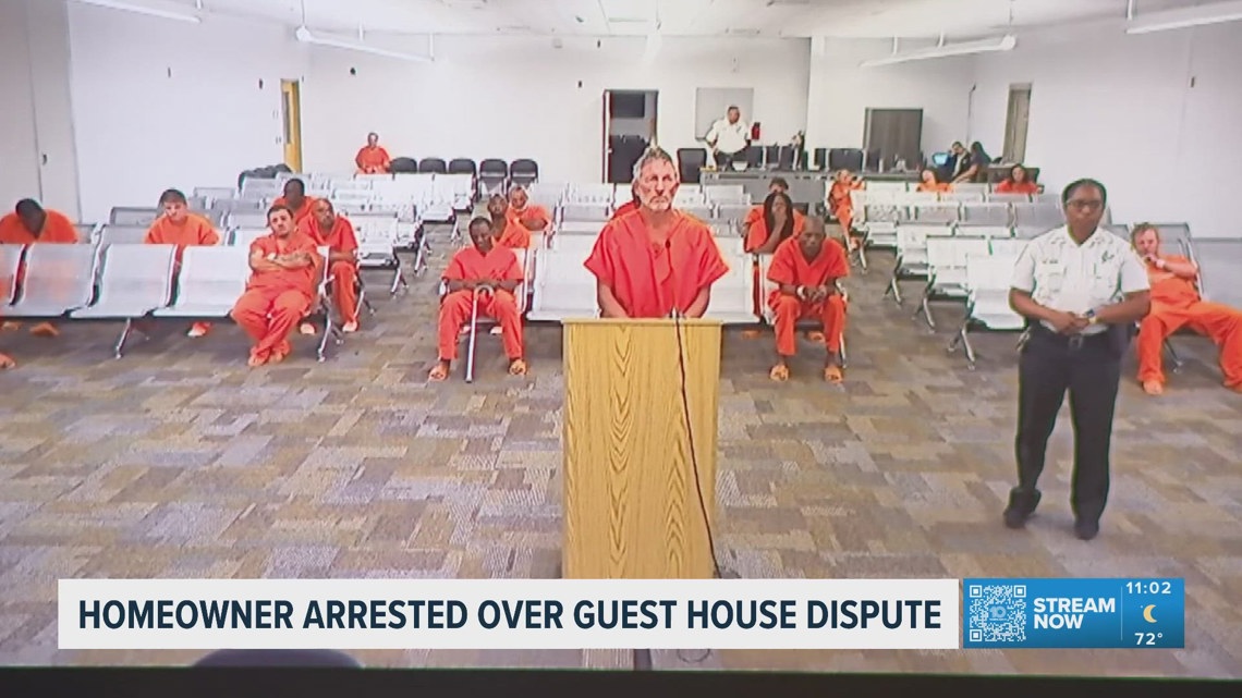 Tampa homeowner arrested over guest house dispute