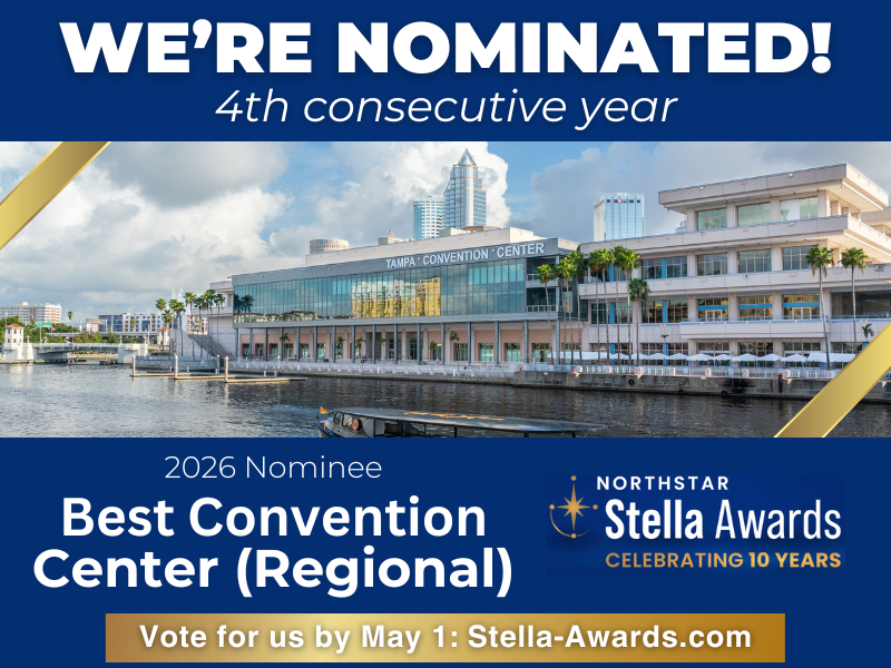 Tampa Convention Center Earns 4th Consecutive Nomination