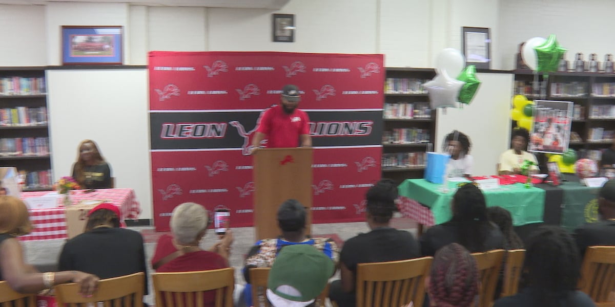 Leon celebrates eight student athletes Wednesday