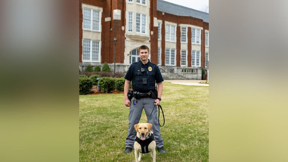 Officer Cody Quinn and K-9 Officer Daphne
