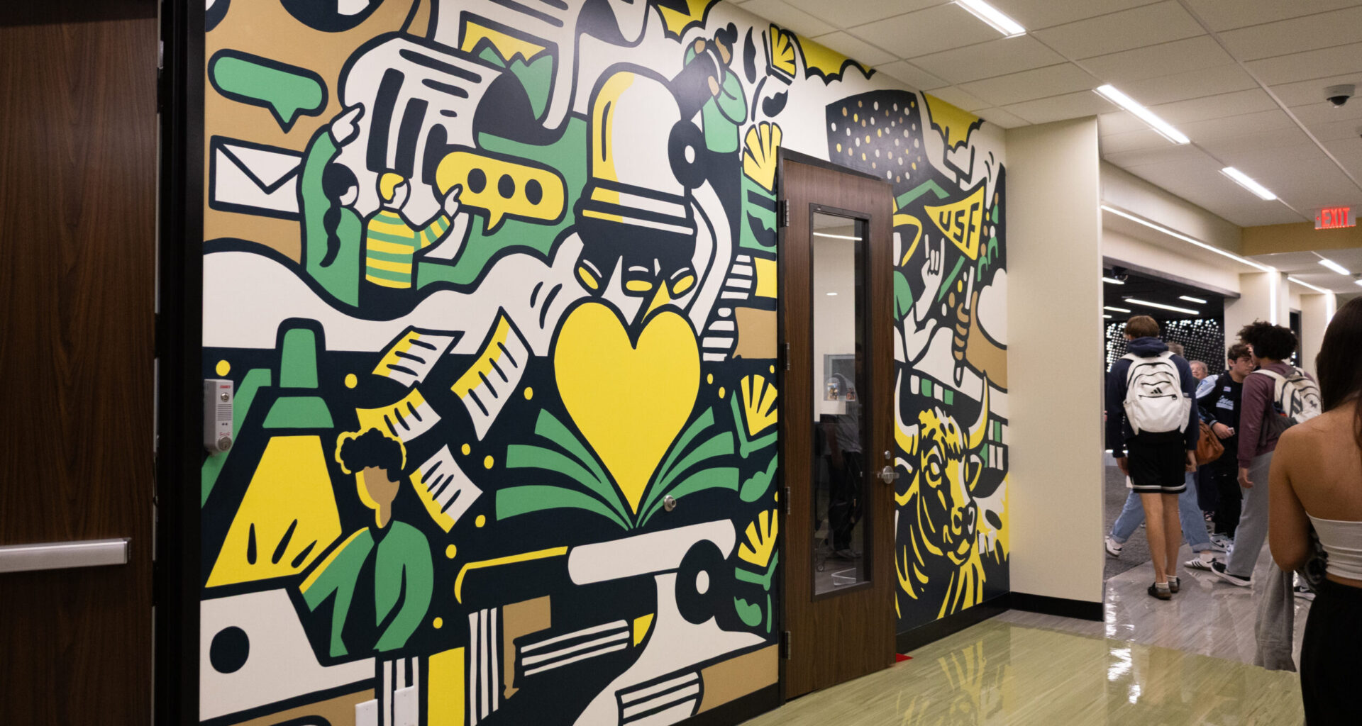 USF library murals aim to connect campuses through art