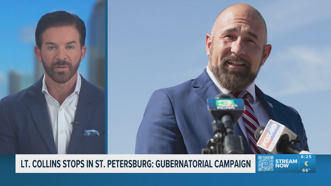 Lt. Jay Collins in St. Petersburg today