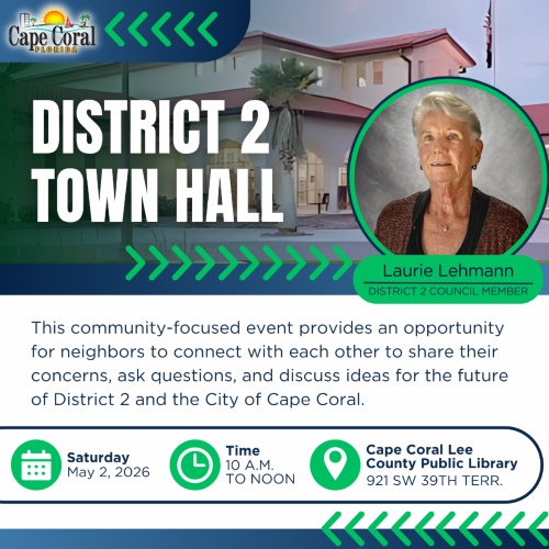 Council Member Lehmann Hosting District 2 Town Hall May 2