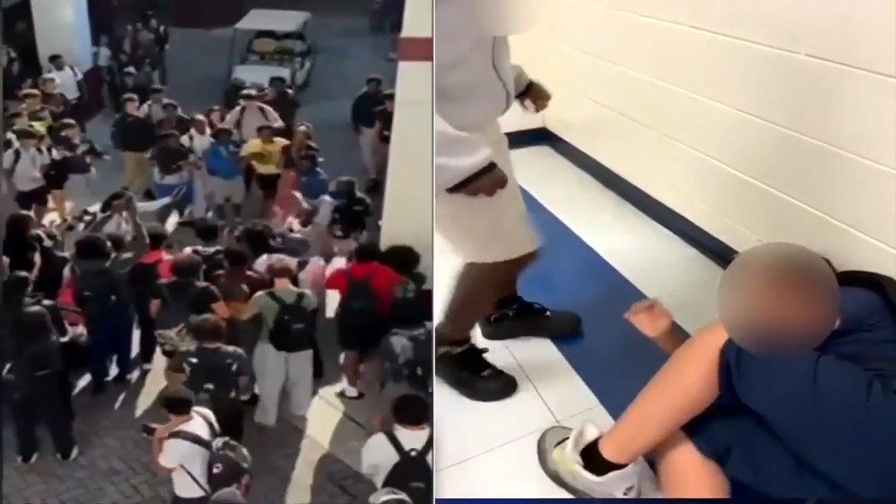 Cellphone video shows 2 violent fights in Dillard 6-12, MSD that led to arrest of 1 student - WSVN 7News | Miami News, Weather, Sports
