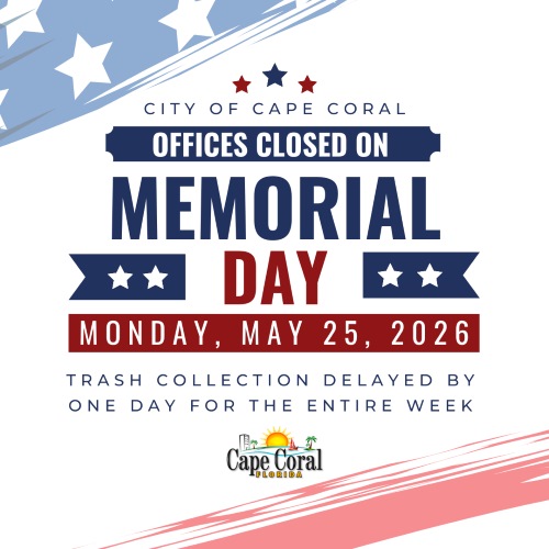 City Offices Closed for Memorial Day