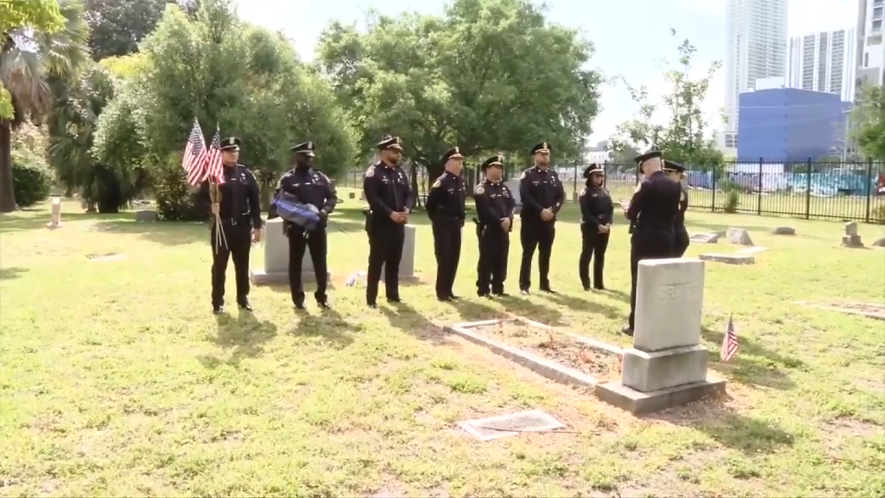 Miami Police remember legacy, pay tribute to Haitian-American officer, 41 others who were killed in the line of duty - WSVN 7News | Miami News, Weather, Sports