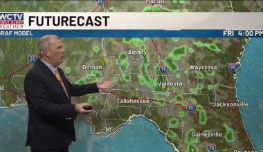 Feeling like summer for the end of your week for Tallahassee, the Big Bend and South Georgia