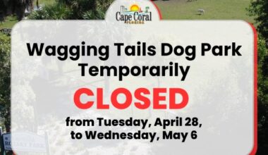 Wagging Tails Dog Park Temporarily  Closing for Annual Maintenance