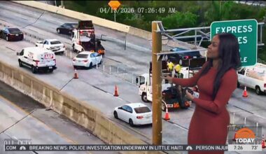 3 crashes snarl traffic on I-95 southbound in Miami-Dade – NBC 6 South Florida