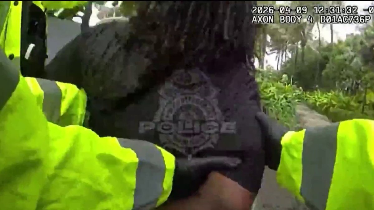 Video shows battery suspects handcuffed, including man arrested 87 times in Miami Beach – NBC 6 South Florida
