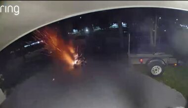 Video shows electric wheelchair exploding in Hollywood driveway – NBC 6 South Florida