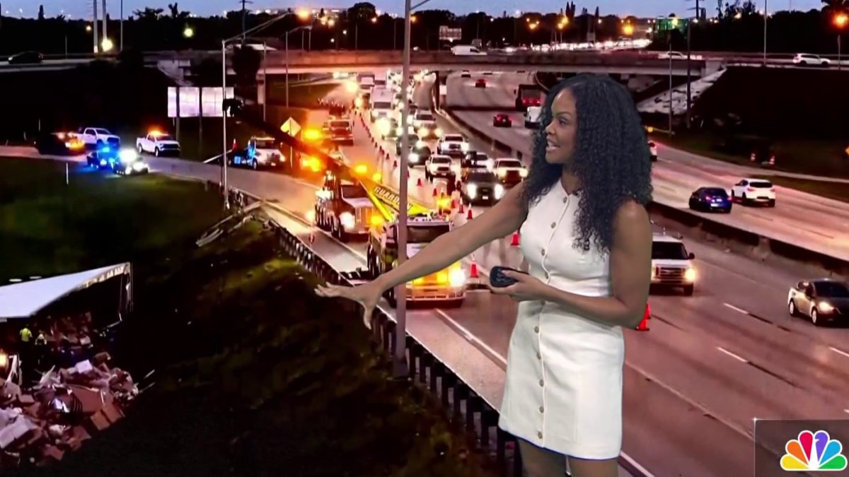 Truck rollover crash blocks lanes on Florida’s Turnpike in Broward – NBC 6 South Florida