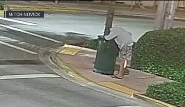 Man caught on camera setting Miami Beach trash can on fire set 2 others, cops say – NBC 6 South Florida