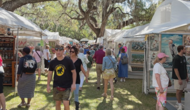 Chain of Parks Art Festival brings hundreds of people on opening day