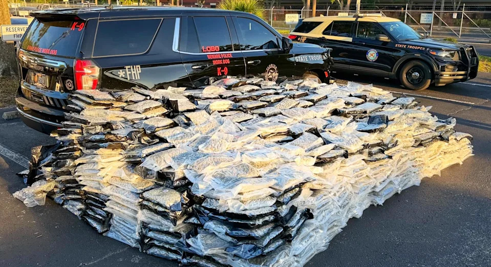 truck with marijuana seized