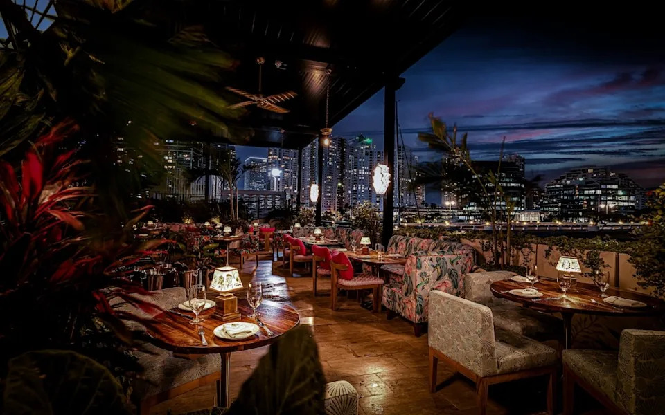Delilah Miami (pictured) is hosting four nights of live performances. Delilah Miami