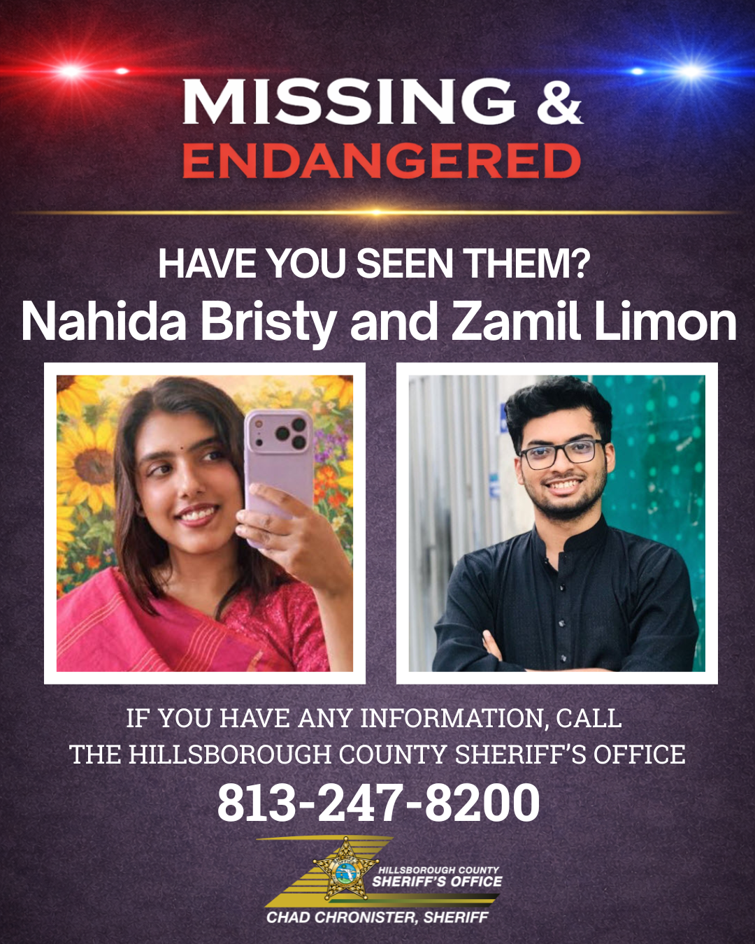  HCSO UPGRADES CASE TO MISSING AND ENDANGERED