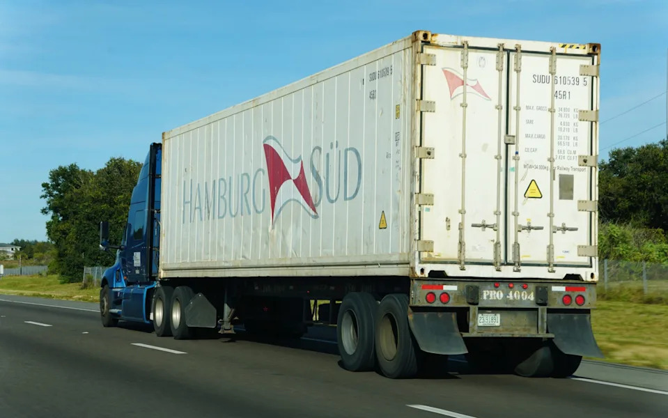back of semi truck in florida