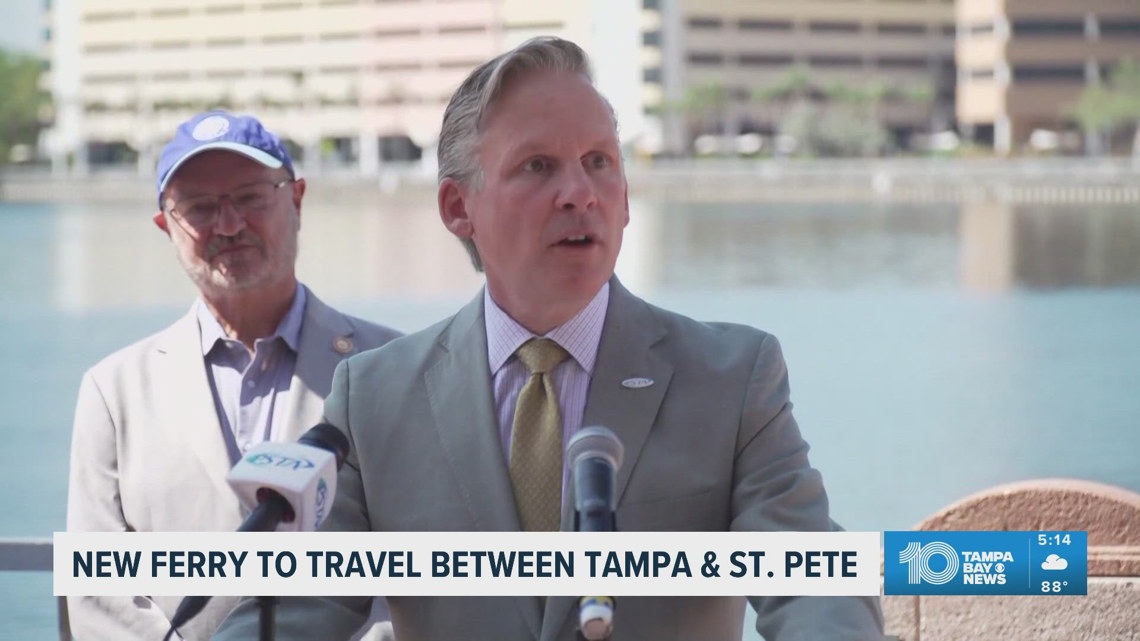 New ferry system will offer travels between Tampa and St. Pete