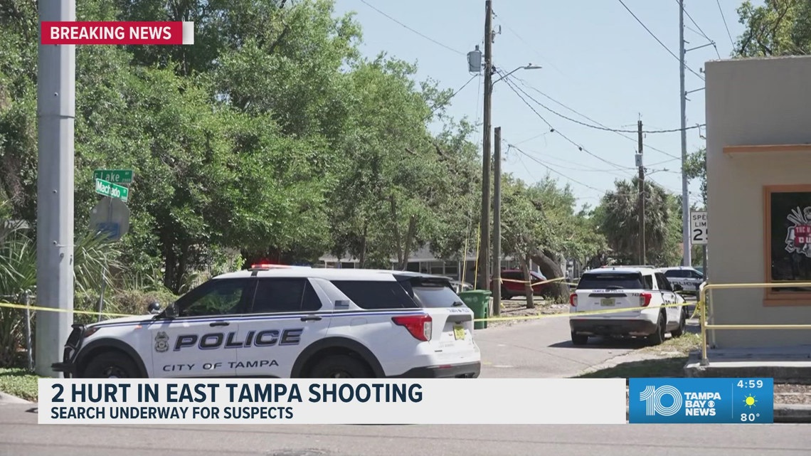Tampa police searching for 3 suspects in shooting that left 2 men injured