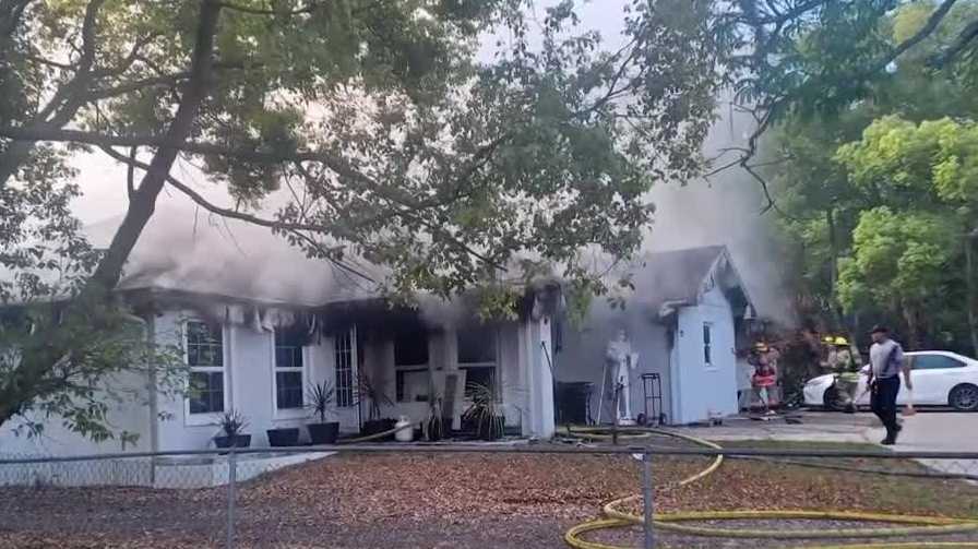 Fire devastates home on Oberry Hoover Road in Orlando