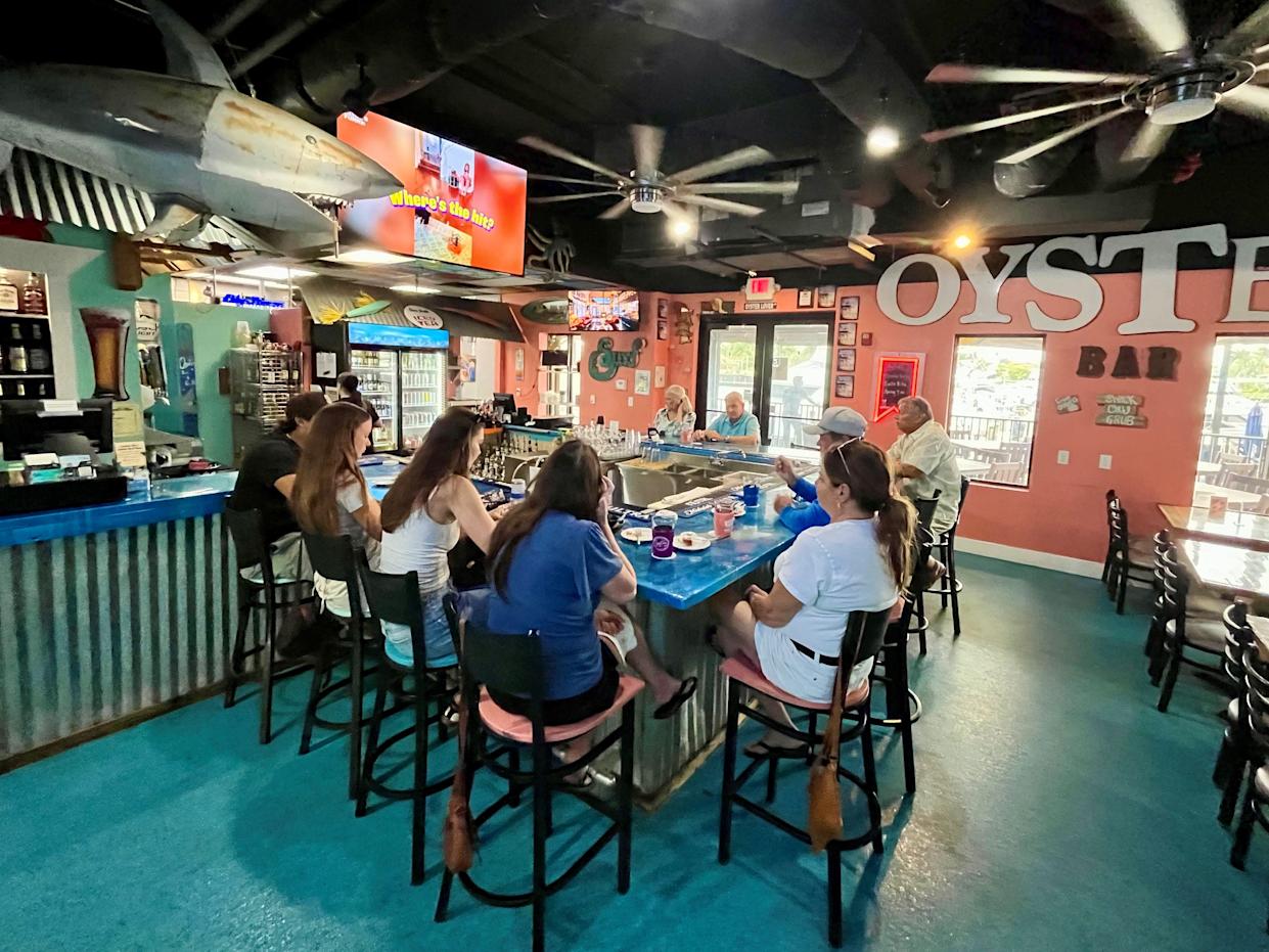 Cape Harbour Oyster Bar & Grill is a laid-back, fun stop in Cape Coral.