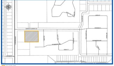 Site map showing the location of 5750 Roberto Clemente Road, Orlando, Florida, 32807, which is on the south side of Roberto Clemente Road and is the second property to the east of South Semoran Boulevard. The property is located in the Engelwood Park Neighborhood, in City Commissioner District 2.
