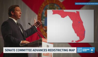 Florida Senate committee advances DeSantis' redistricting map proposal