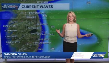 Breezy and Seasonable for South Florida Today