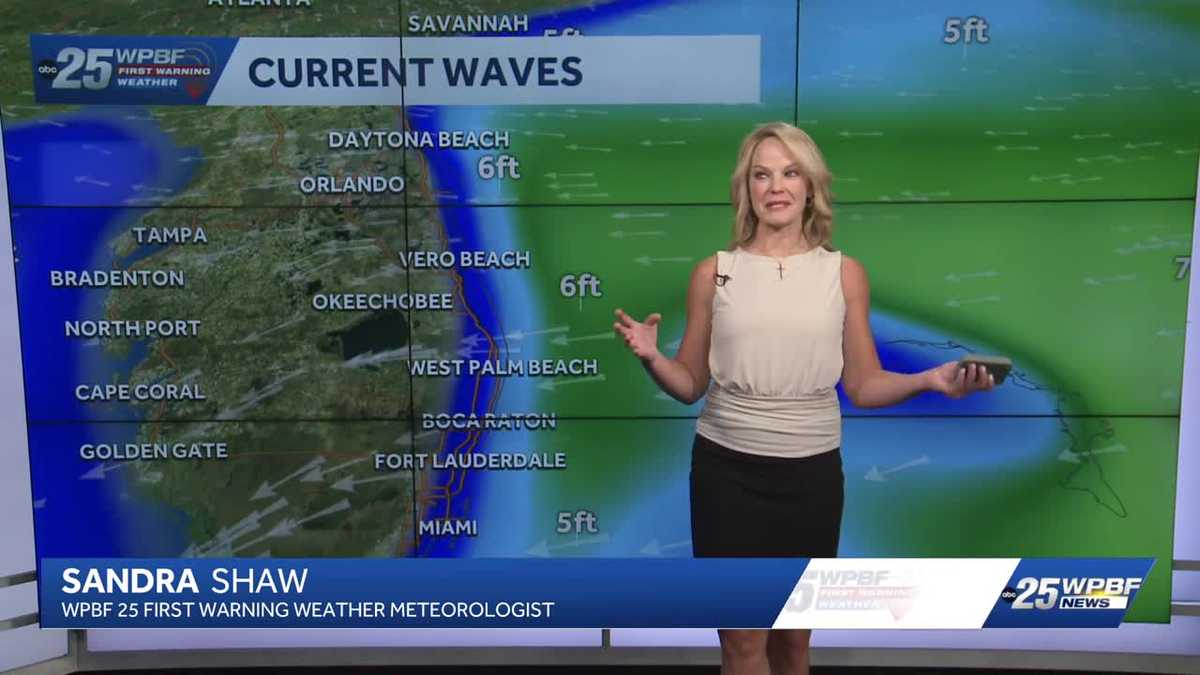 Breezy and Seasonable for South Florida Today