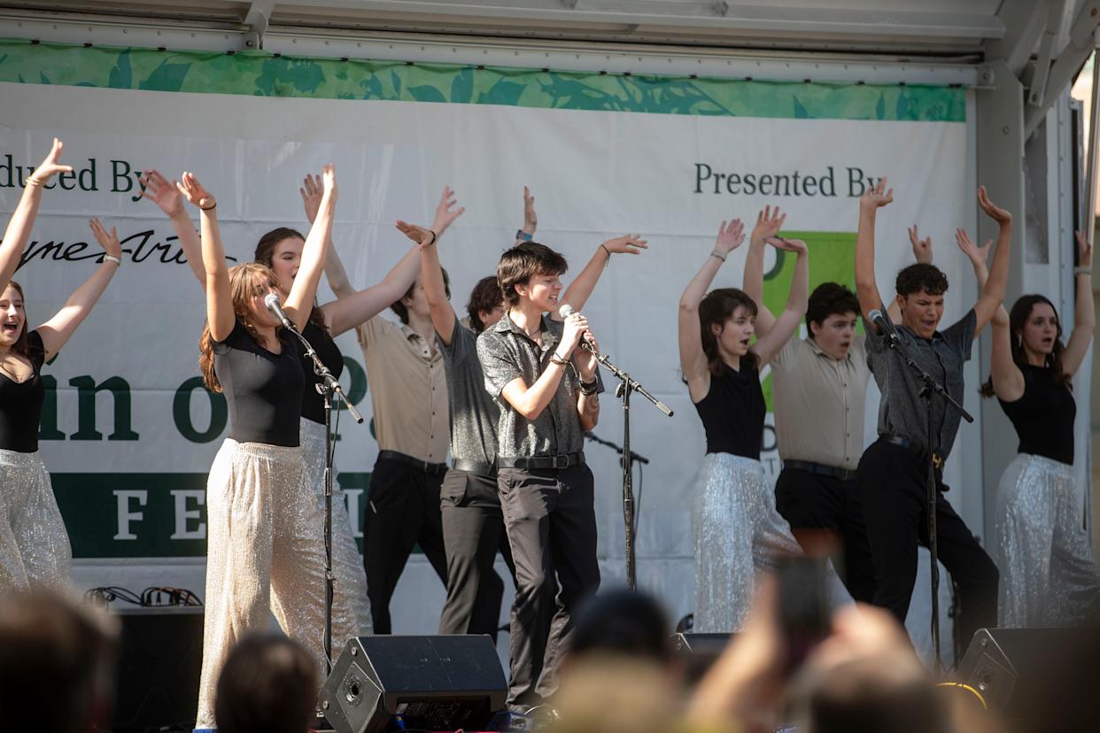 In Downtown Tallahassee, thousands of people strolled through the 25th annual Chain of Parks Art Festival that featured street art, live entertainment and more on Saturday, April 26, 2025.