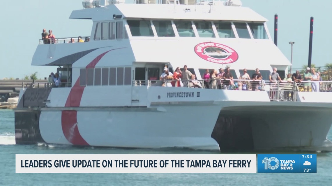 Bay Area leaders give an update on the future of the Tampa Bay Ferry