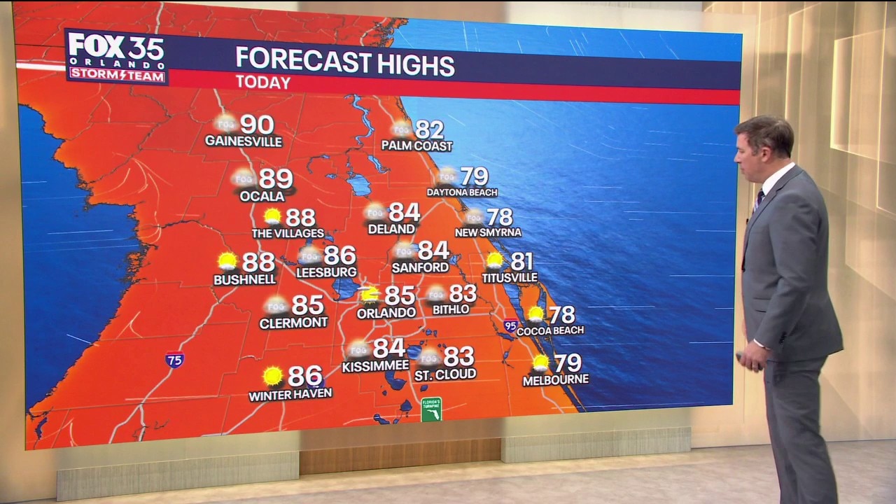 Orlando AM Weather Forecast: Sunny and warm this week