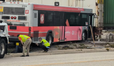 JTA bus crashes on Talleyrand Ave. near 8th Street
