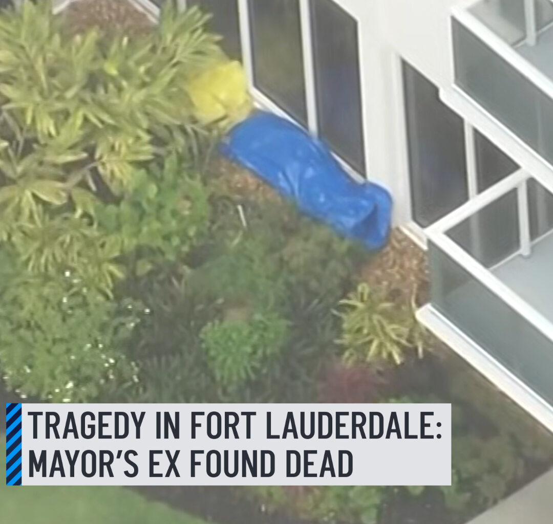 The former partner of Fort Lauderdale Mayor Dean Trantalis was found dead at a condo building Thursday after police responded to a call of a possible suicide, officials said. Aerial footage from Chopper 6 showed what appeared to be a body covered in tarps next to the building, with the area closed off by yellow police tape. The latest details: http://on.nbc6.com/O9vW0c6 #MAYOR #ex #fortlauderdale #condo