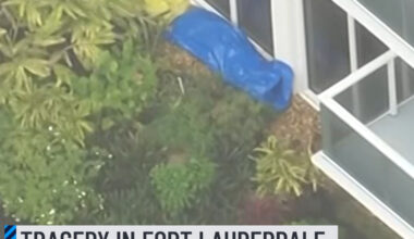 The former partner of Fort Lauderdale Mayor Dean Trantalis was found dead at a condo building Thursday after police responded to a call of a possible suicide, officials said. Aerial footage from Chopper 6 showed what appeared to be a body covered in tarps next to the building, with the area closed off by yellow police tape. The latest details: http://on.nbc6.com/O9vW0c6 #MAYOR #ex #fortlauderdale #condo