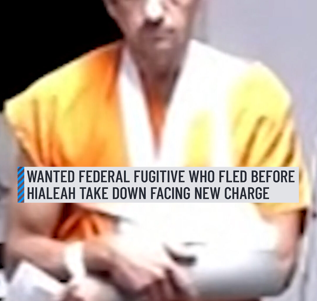 A wanted federal fugitive who was arrested after trying to flee from law enforcement twice before he was taken down in Hialeah is facing a new charge, records showed. Yam Brandy Perera Nuñez, 41, is facing aggravated assault with a deadly weapon after previously being charged with aggravated fleeing and eluding, aggravated assault, aggravated battery, resisting with violence and grand theft. More details here: http://on.nbc6.com/mT6a1wH #miamidade #policechase #hialeah