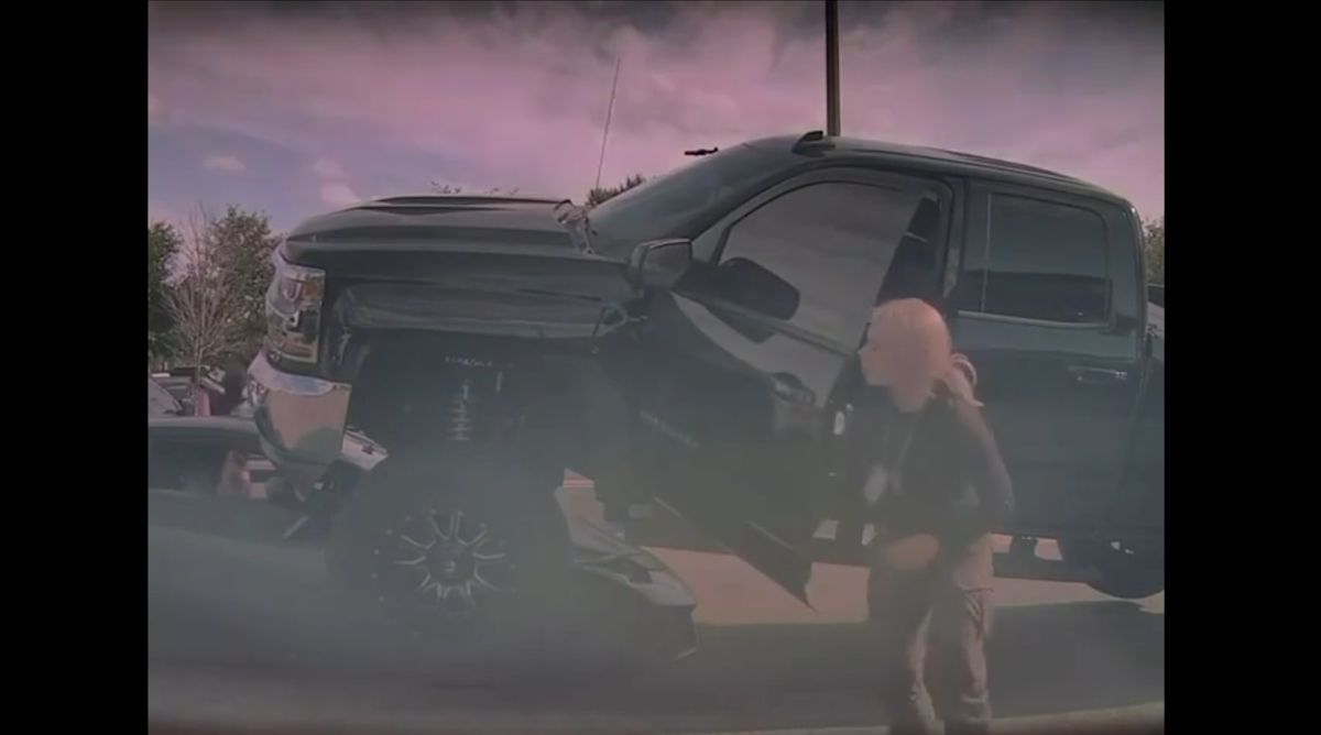 Florida Woman Somehow Drives Lifted Truck Over Lamborghini, Video Has Everyone Rewinding