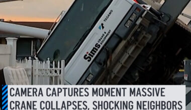 Stunning new video captured the moment a large crane collapsed in Hialeah, narrowly missing homes and cars. Aerial footage from Chopper6 showed the crane on its side on the ground across two homes. All the details: http://on.nbc6.com/vTqYtZB #hialeah #florida #crane #caughtoncamera