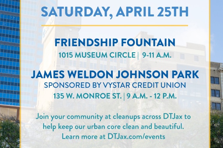DT Jax Earth Day Cleanups Happening Saturday, April 25