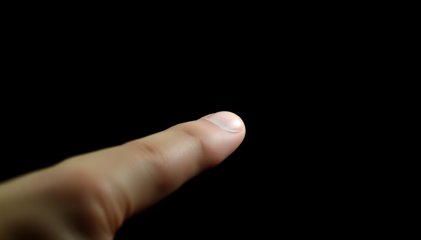 An extreme close-up of a gun trigger and finger against a stark black background, conveying the sudden, gritty tension of the reported incident.
