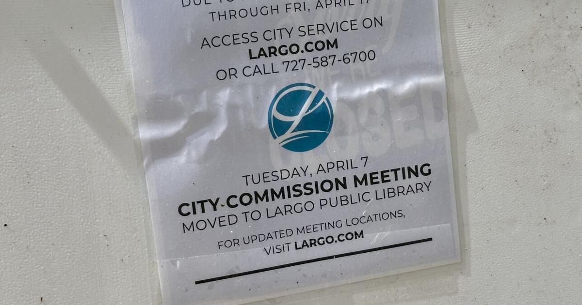 Sewer leak forces staff, visitors from Largo City Hall | Largo