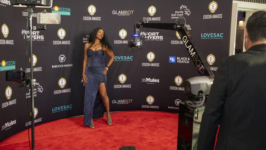 Red carpet moment at Edison Awards gala