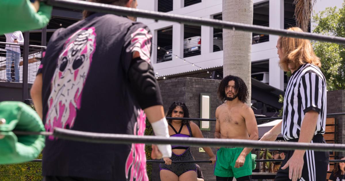 Bay Street Yard transforms into open-air wrestling arena in Fort Myers | Lee County